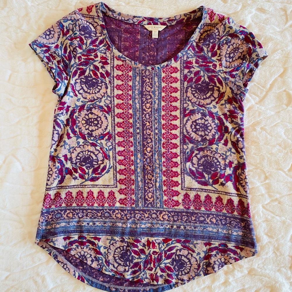 Lucky Brand Ladies Blouse Size Small Like New